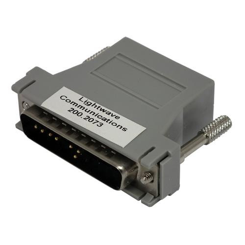 Lantronix 200.0073 DB-25 RJ-45 Gris - ACC-200.0073
