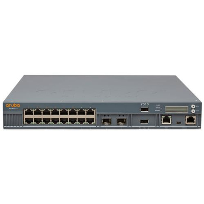 HPE Aruba Networking Aruba 7010 (RW) FIPS/TAA dispositif de gestion de réseau 4000 Mbit/s Ethernet/LAN Connexion Ethernet, supportant l'alimentation via ce port (PoE) - JW702A