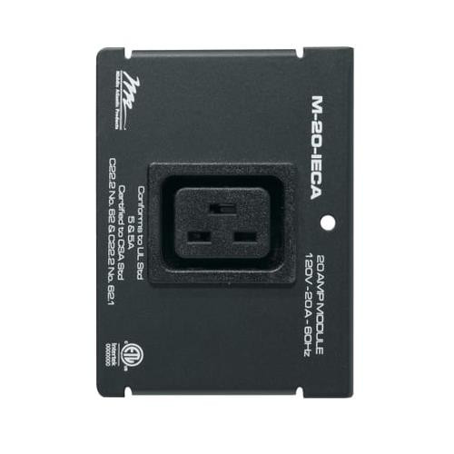 Middle Atlantic Products  unité de distribution d'énergie 1 sortie(s) CA Noir - M-20-IECA