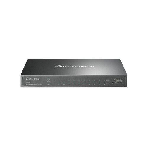 TP-Link Omada  commutateur réseau Géré L2/L2+ Gigabit Ethernet (10/100/1000) Connexion Ethernet, supportant l'alimentation via ce port (PoE) Noir - SG2210P