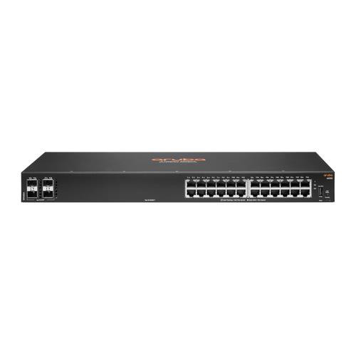 HPE Aruba Networking 6000 24G 4SFP Géré L3 Gigabit Ethernet (10/100/1000) 1U - R8N88A#ABA