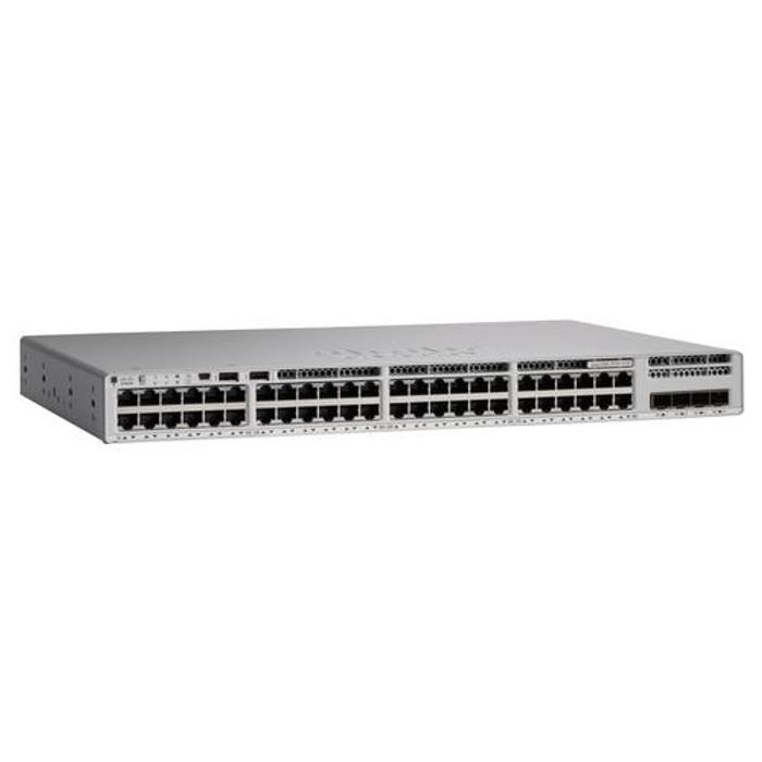 Cisco Catalyst C9200L Géré L3 Gigabit Ethernet (10/100/1000) Connexion Ethernet, supportant l'alimentation via ce port (PoE) Gris - C9200L-48P-4G-A