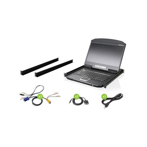 iogear  support d'ordinateurs 47 cm (18.5") 1366 x 768 pixels Métal, Plastique Noir - GCL1900W