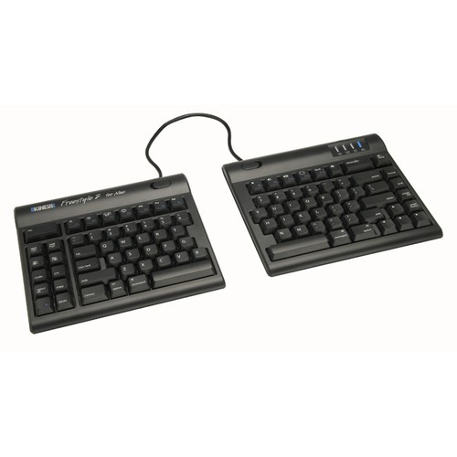 Kinesis Freestyle2 Ergonomic clavier USB QWERTY Anglais Noir - KB800HMB-US