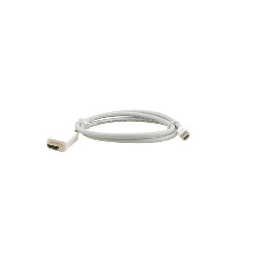 Kramer Electronics 1.8m M/M 1,8 m mini DisplayPort HDMI Blanc - C-MDP/HM-6