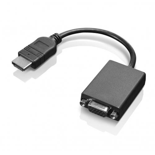 Lenovo HDMI / VGA 0,2 m Noir - 0B47069