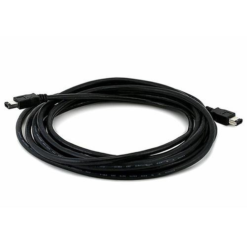 Monoprice  câble firewire 4,6 m 6-p Noir - 33