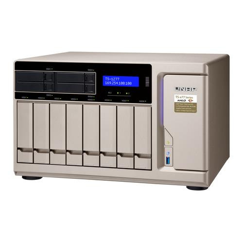 QNAP TS-1277 NAS Tower AMD Ryzen™ 7 1700 16 Go DDR4 0 To QNAP Turbo System Bronze - TS-1277-1700-16G-US