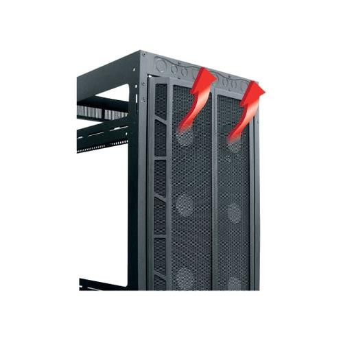 Middle Atlantic Products  accessoire de racks Porte arrière ventilée - MW-CFRD-44