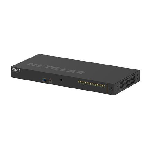 NETGEAR AV LINE M4250-16XF 16X1G/10G MGD SWCH Géré L2/L3 1U Noir - XSM4216F-100NAS