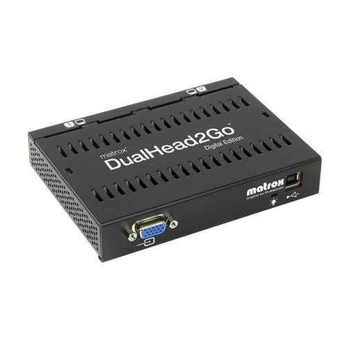 Matrox DualHead2Go Digital Edition VGA 2x DVI-I - D2G-A2D-IF