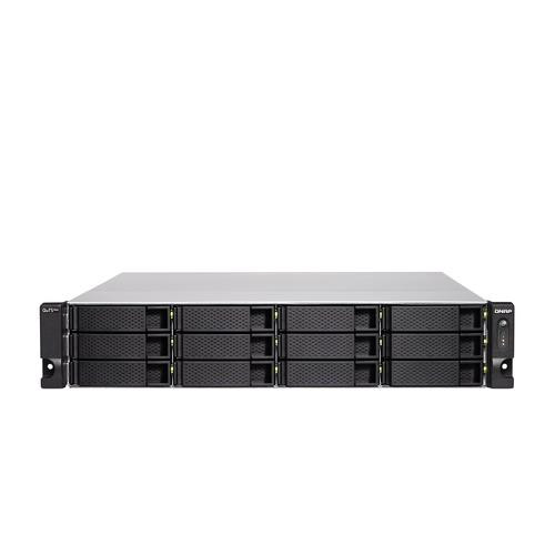 QNAP TS-h1283XU-RP NAS Rack (2 U) Intel Xeon E E-2136 128 Go DDR4 0 To QuTS hero Noir - TS-H1283XU-RP-E2136-128G