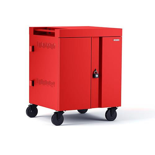 Bretford CUBE Cart Classe mobile de charge et de gestion Rouge - TVC36PAC-RED