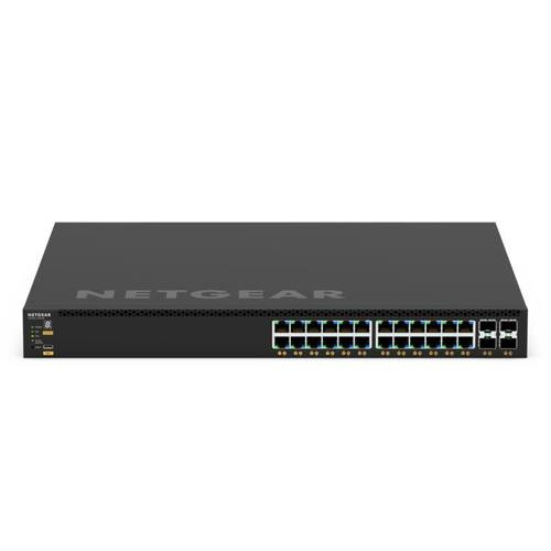 NETGEAR GSM4328-100AJS Géré L3 Gigabit Ethernet (10/100/1000) Connexion Ethernet, supportant l'alimentation via ce port (PoE) 1U Noir - GSM4328-100NES