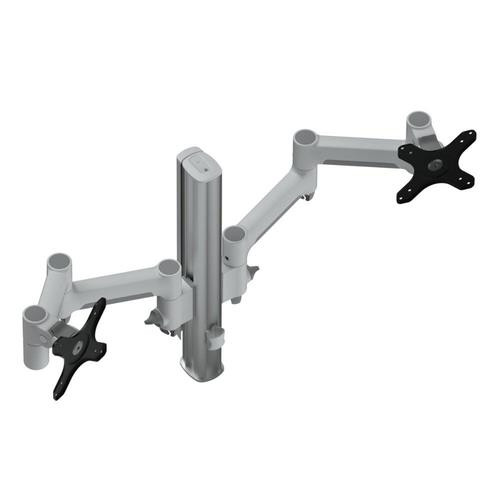 Atdec AWMS-2-4640 46 cm (18.1") Bureau Blanc - AWMS-2-4640-F-W