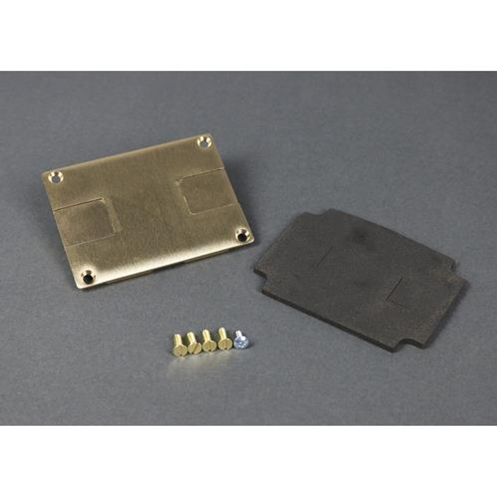 WIREMOLD  Plaque de commutation et obturateur Laiton - 829STC