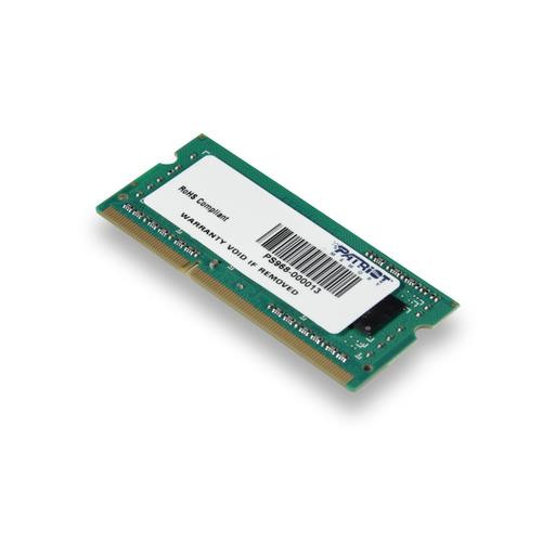 Patriot Memory 4GB DDR3-1600 module de mémoire 4 Go 1 x 4 Go - PSD34G160081S