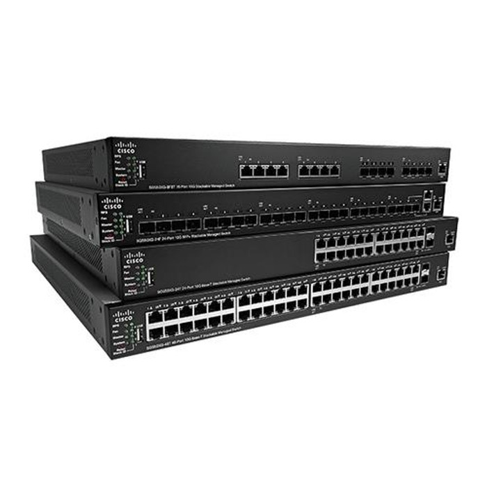 Cisco 550X Géré L2/L3 10G Ethernet (100/1000/10000) 1U Noir - SX550X-16FT-K9-NA