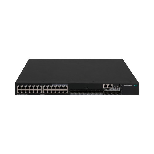 HPE Networking Comware Switch 24p 10/100/1000BASE-T 4p SFP+ 1 Exp 2 PS Slot 5520HI - R8M25A
