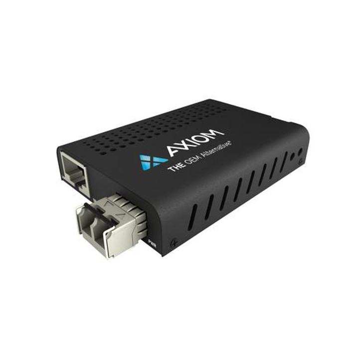 Axiom  convertisseur de support réseau 10000 Mbit/s 1550 nm Monomode Noir - MC10-S5L80-AX