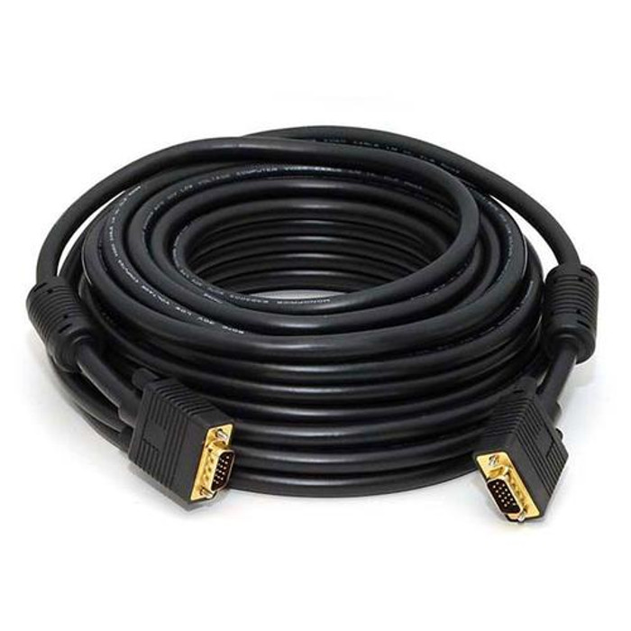 Monoprice VGA/VGA, M/M, 15.24 m câble VGA 15,24 m VGA (D-Sub) Noir - 3572