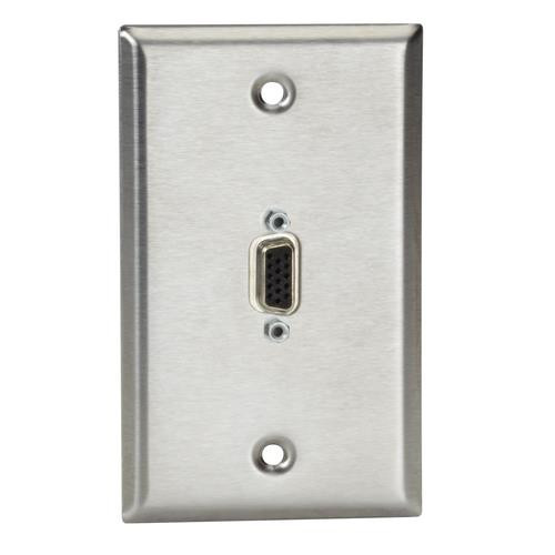 Black Box  prise de courant VGA Acier inoxydable - WPVGA02-R2