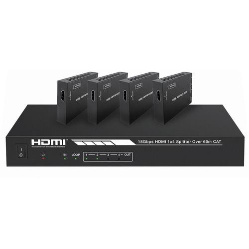 Monoprice  extension audio/video Émetteur et récepteur AV Noir - 42271