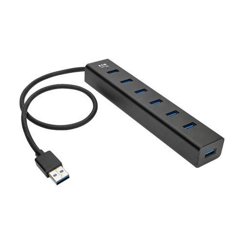 Tripp Lite  hub & concentrateur USB 3.2 Gen 1 (3.1 Gen 1) Type-A 5000 Mbit/s Noir - U360-007-AL-INT