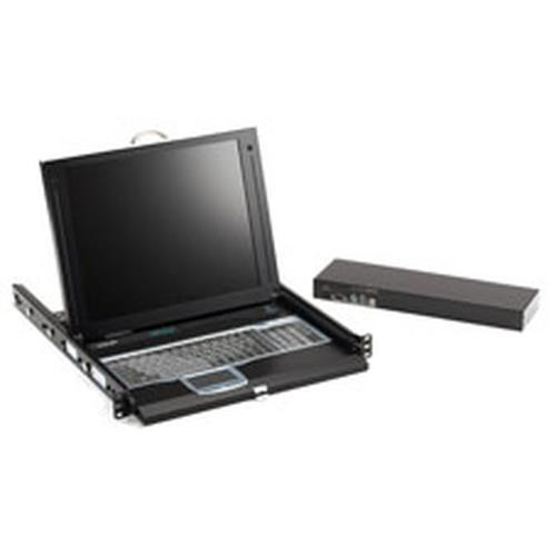 Black Box ServTray support d'ordinateurs 43,2 cm (17") 1024 x 768 pixels Noir 1U - KVT417A-1UV-R3