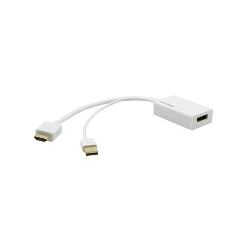 Kramer Electronics  câble vidéo et adaptateur 0,3 m HDMI Type A (Standard) DisplayPort Blanc - ADC-HM/DPF