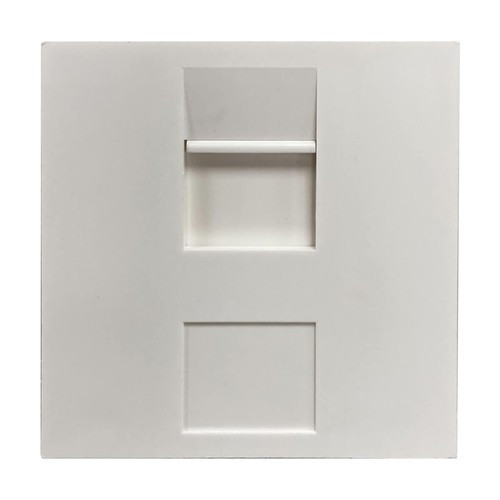 Tripp Lite  Plaque de commutation et obturateur Blanc - N042U-WM1-S