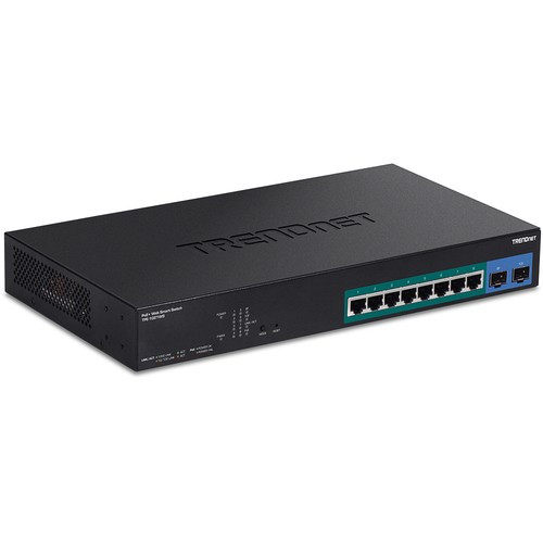 Trendnet  commutateur réseau Géré L2/L3/L4 Gigabit Ethernet (10/100/1000) Connexion Ethernet, supportant l'alimentation via ce port (PoE) Noir - TPE-1021WS