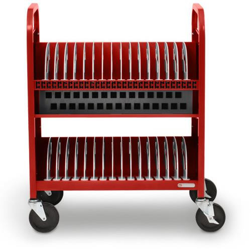 Bretford CUBE Transport Cart Classe mobile de charge et de gestion Rouge - TVCT30AC-90DRED