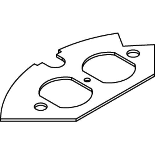 WIREMOLD  Plaque de commutation et obturateur - CRFB-D-3