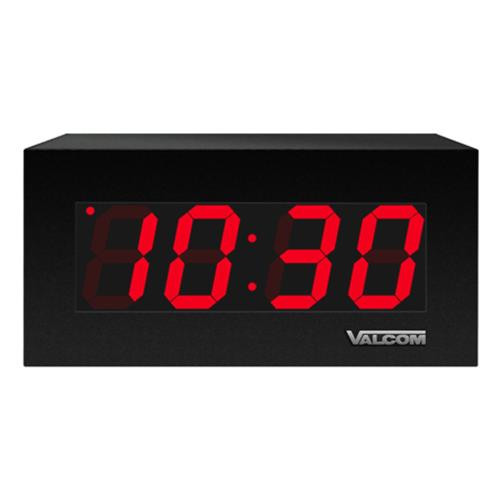 Valcom  Horloge murale et de table Horloge numérique Rectangle Noir - VIP-D425A