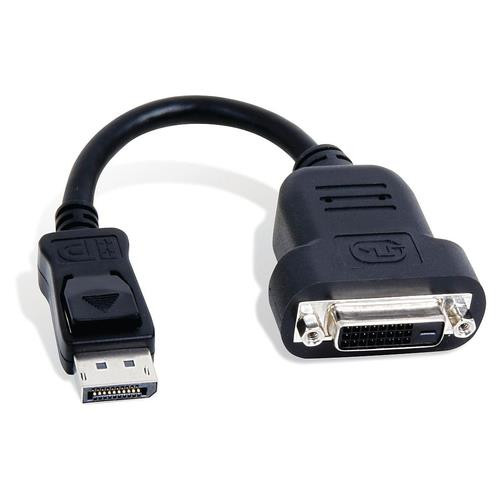 Matrox  câble vidéo et adaptateur 0,2 m DisplayPort DVI-D Noir - CAB-DP-DVIF