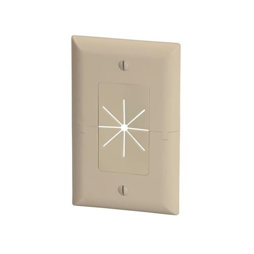 Monoprice  Plaque de commutation et obturateur Ivoire - 12574