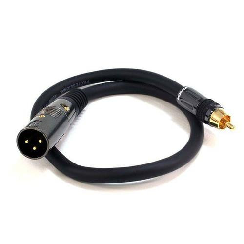 Monoprice  câble audio 0,45 m RCA XLR (3-pin) Noir - 4775