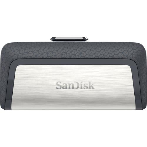 SanDisk Ultra Dual Drive USB Type-C lecteur USB flash 128 Go USB Type-A / USB Type-C 3.2 Gen 1 (3.1 Gen 1) Noir, Argent - SDDDC2-128G-G46