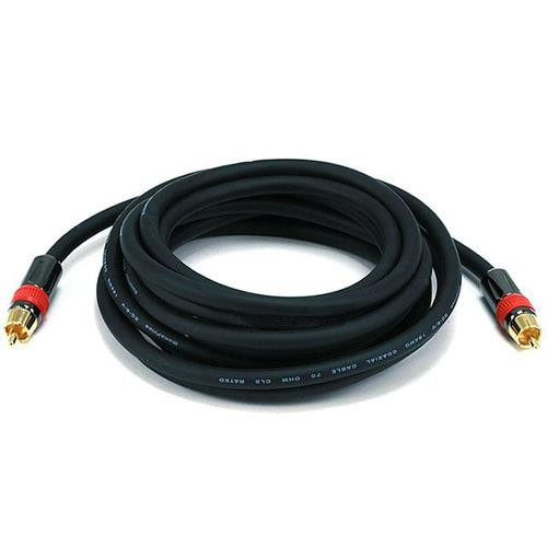 Monoprice  câble coaxial RG-6/U 3,66 m RCA Noir - 2682