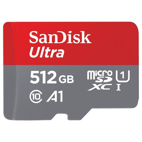 SanDisk  mémoire flash 512 Go MicroSDXC UHS-I Classe 10 - SDSQUAR-512G-GN6MA