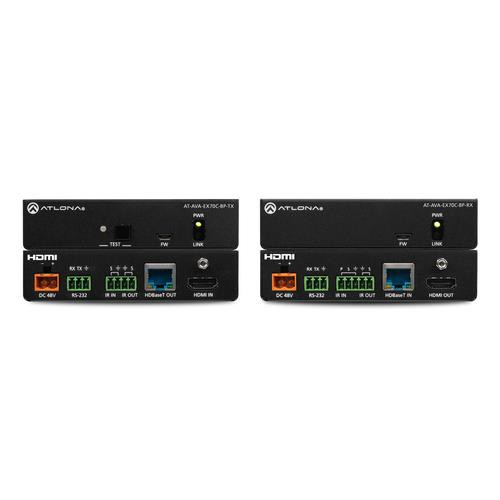 Atlona  prolongateur réseau Émetteur et récepteur réseau Noir - AT-AVA-EX70C-BP-KIT