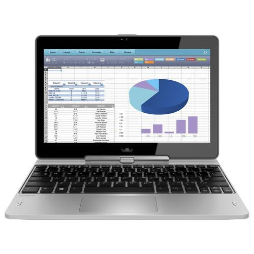 HP EliteBook Revolve 810 G3 Intel® Core™ i5 i5-5200U Ordinateur portable 29,5 cm (11.6") Écran tactile HD 4 Go DDR3L-SDRAM 128 Go SSD Wi-Fi 4 (802.11n) Windows 7 Professional Argent - T6D92UT