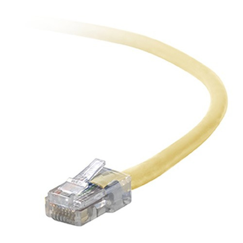 Belkin 18ft. RJ-45 m/m câble de réseau Jaune 5,48 m Cat5e U/UTP (UTP) - A3L791-18-YLW