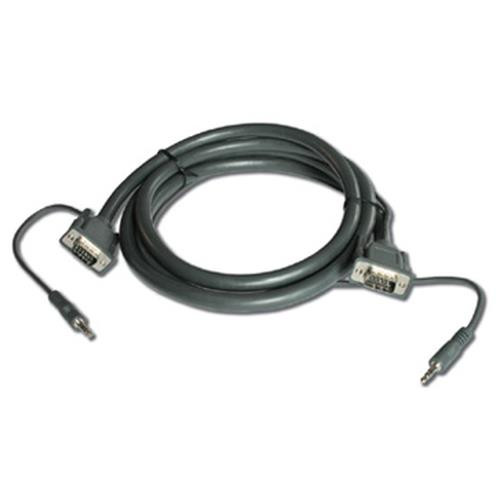 Kramer Electronics 15-pin HD + 3.5mm Audio Cable 0,9 m VGA (D-Sub) + 3,5 mm Noir - 92-2202003