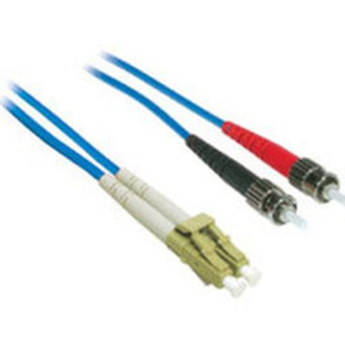 C2G 2m LC/ST Plenum-Rated Duplex 62.5/125 Multimode Fiber Patch câble InfiniBand et à fibres optiques Bleu - 37526