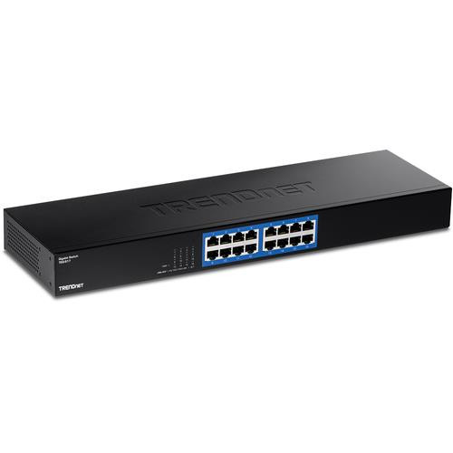 Trendnet  commutateur réseau Gigabit Ethernet (10/100/1000) Noir - TEG-S17