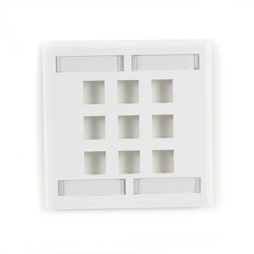 Black Box  Plaque de commutation et obturateur Blanc - WPT488