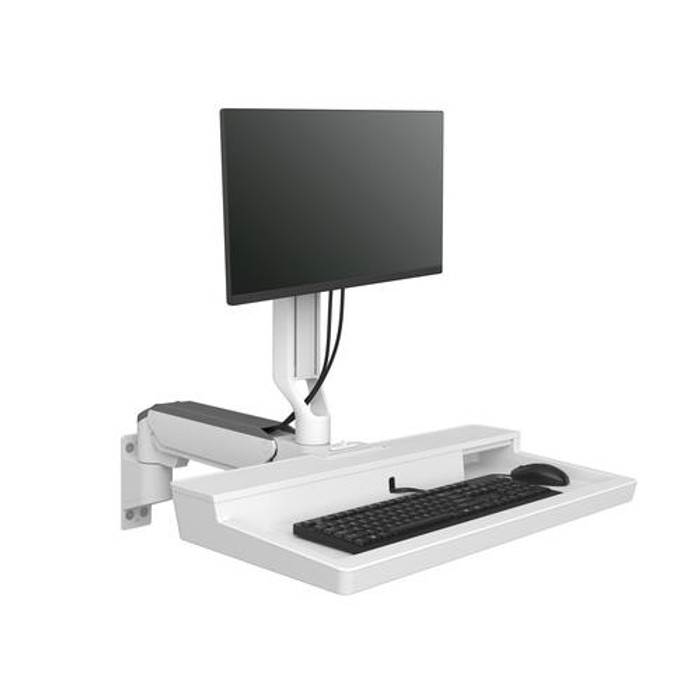 Ergotron  support et équerre de station de travail/PC tout en un 10,7 kg Blanc 68,6 cm (27") - 45-621-251
