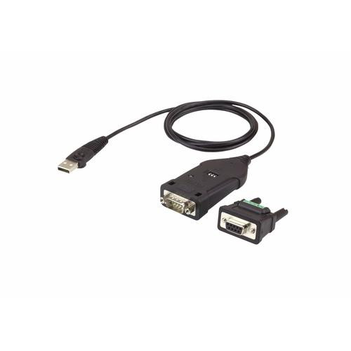 ATEN  câble Série Noir 1,2 m USB Type-A DB-9 - UC485